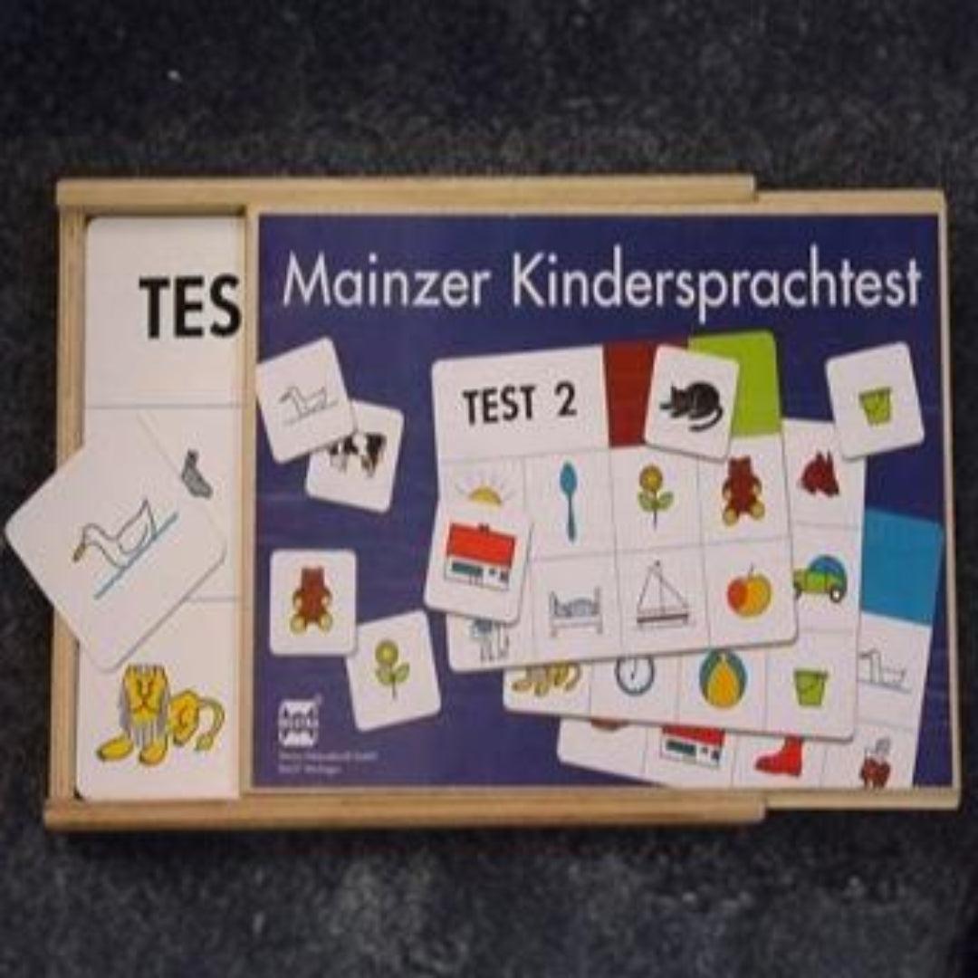 Images of the Mainz Children's Language Test (picture cards)
