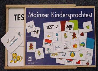 Images of the Mainz Children's Language Test (picture cards)