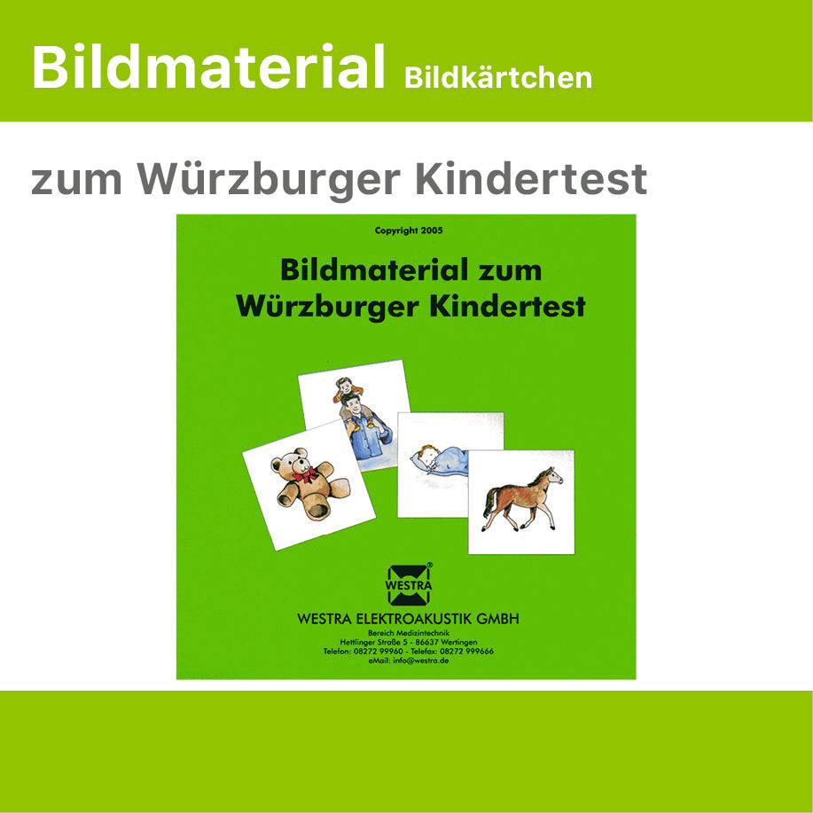 Images of the Würzburg Children's Test I and II (picture cards)