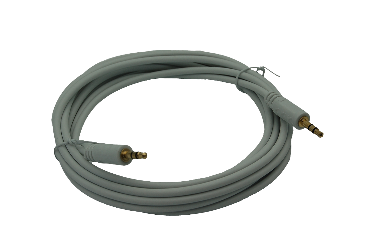 Cable, 3m, 3.5mm stereo jack plug on both sides