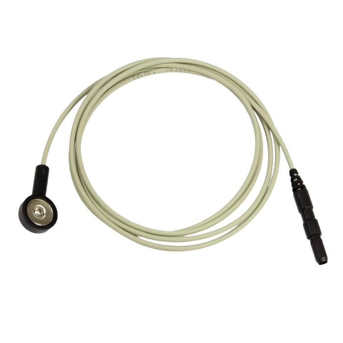 Electrode cable black/ 100cm/ 1.5mm
