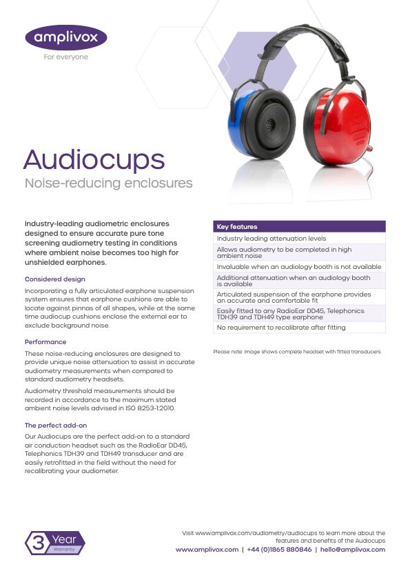 Amplivox caps headband prefabricated