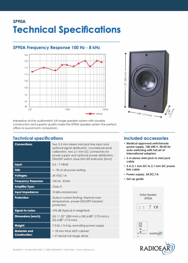 Active table speakers (1 pair)