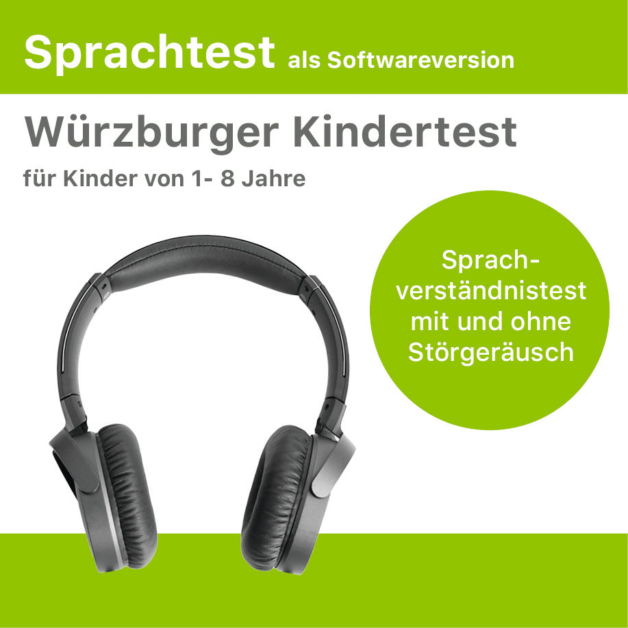 Software version - Würzburg Children's Test (4 tests for ages 1-8)