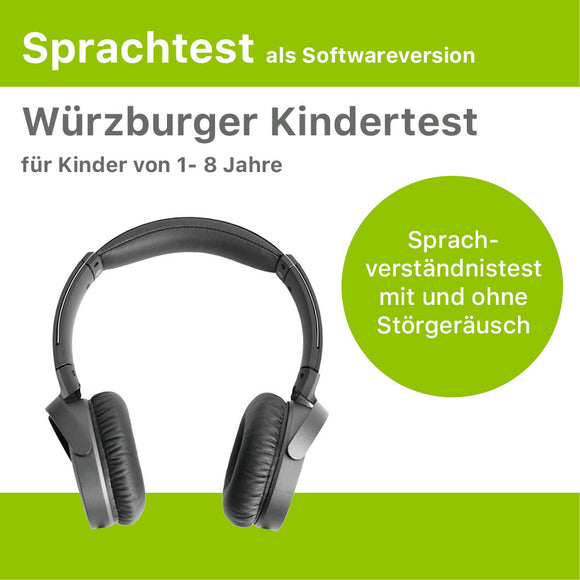 Softwareversion - Würzburger Kindertest (4 Tests von 1-8 Jahren)