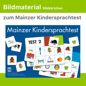 Bildmaterial zum Mainzer Kindersprachtest (Bildkärtchen)