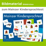 Bildmaterial zum Mainzer Kindersprachtest (Bildkärtchen)