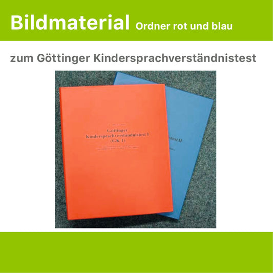 Images of the Göttingen Children's Language Comprehension Test (folders red and blue)