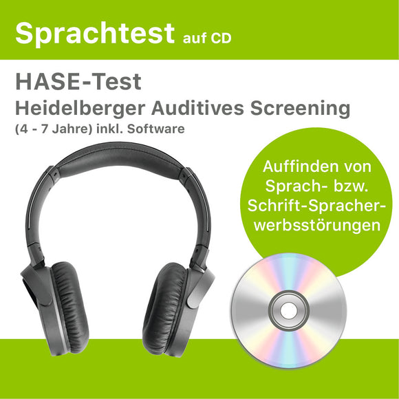 CD22 - HASE-Test Heidelberger Auditives Screening (4 - 7 Jahre) inkl. Software