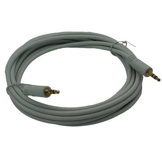 Cable, 3m, 3.5mm stereo jack plug on both sides