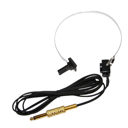 B71 Knochenhörer (10 Ohm), komplett mit Kopfbügel und langem Kabel