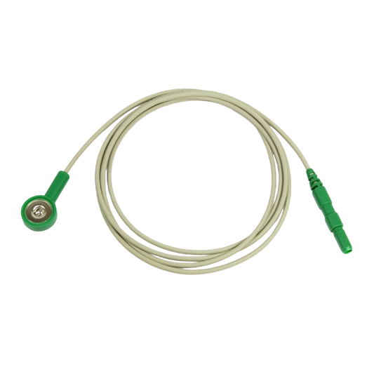 Electrode cable green/ 100cm/ 1.5mm