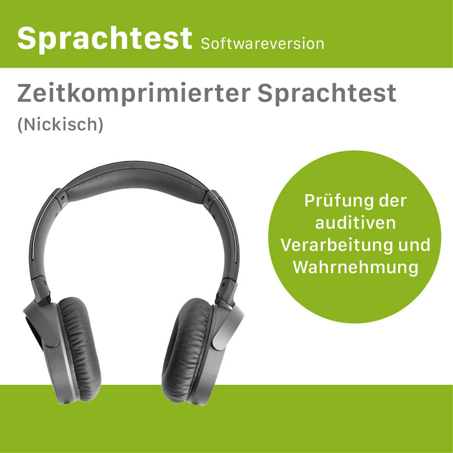 Software version - Time-compressed language test (Nickisch)