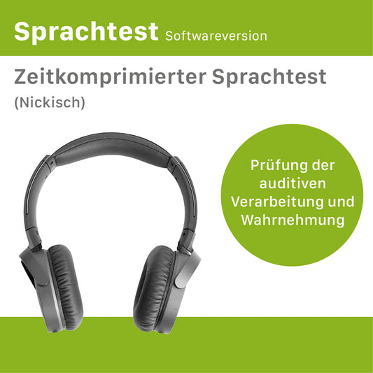 Software version - Time-compressed language test (Nickisch)
