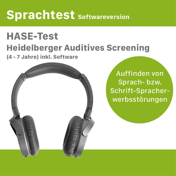 Softwareversion - HASE-Test Heidelberger Auditives Screening (4 - 7 Jahre)