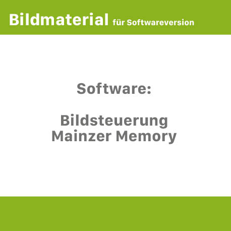 Softwareversion - Bildmaterial zum Mainzer Memory