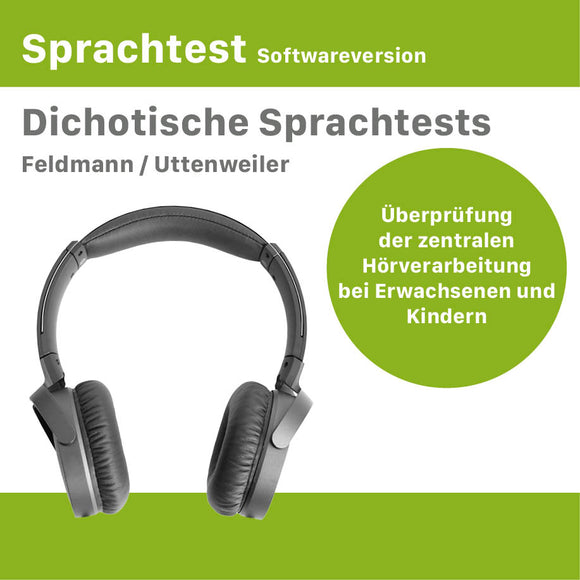 Softwareversion - Dichotische Sprachtests (Feldmann / Uttenweiler)