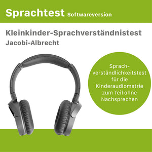 Softwareversion - Kleinkinder Sprachverständnistest