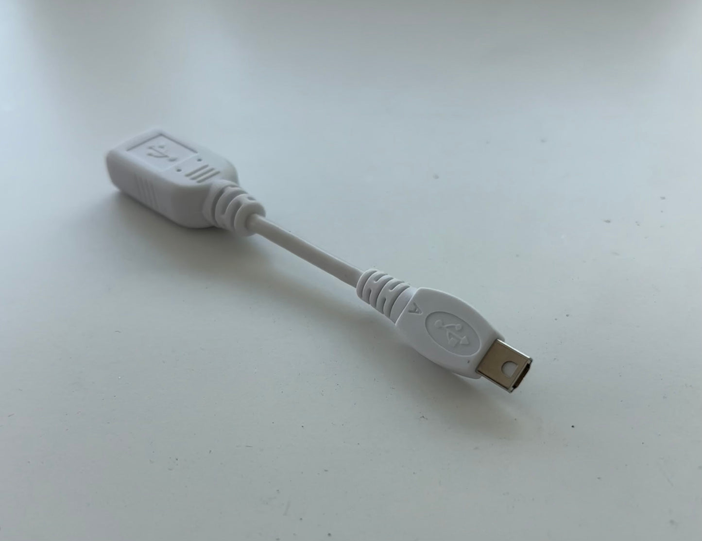 CBL USB A RCPT-MINI A PLUG 102MM