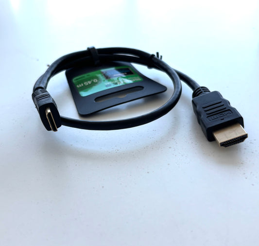 HDMI Anschlusskabel 1HDMI Stecker auf 1 HDMI Stecker C Mini/ 0,45m