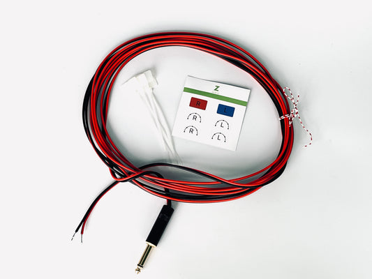 Lautsprecherkabel, 5 m, universal, 6,3 mm Klinkenstecker mono