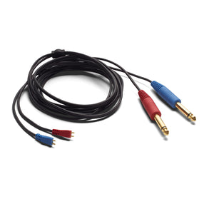 IP30 Kabel für Einsteckhörer 6,3mm Klinke, mono, gerader Stecker, 2m